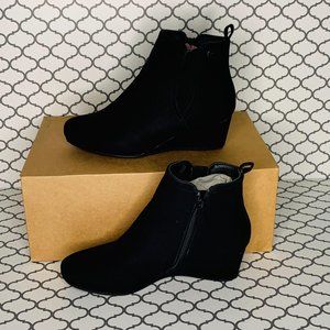 DREAM PAIRS Zoie Wedge Heel Ankle Boots
